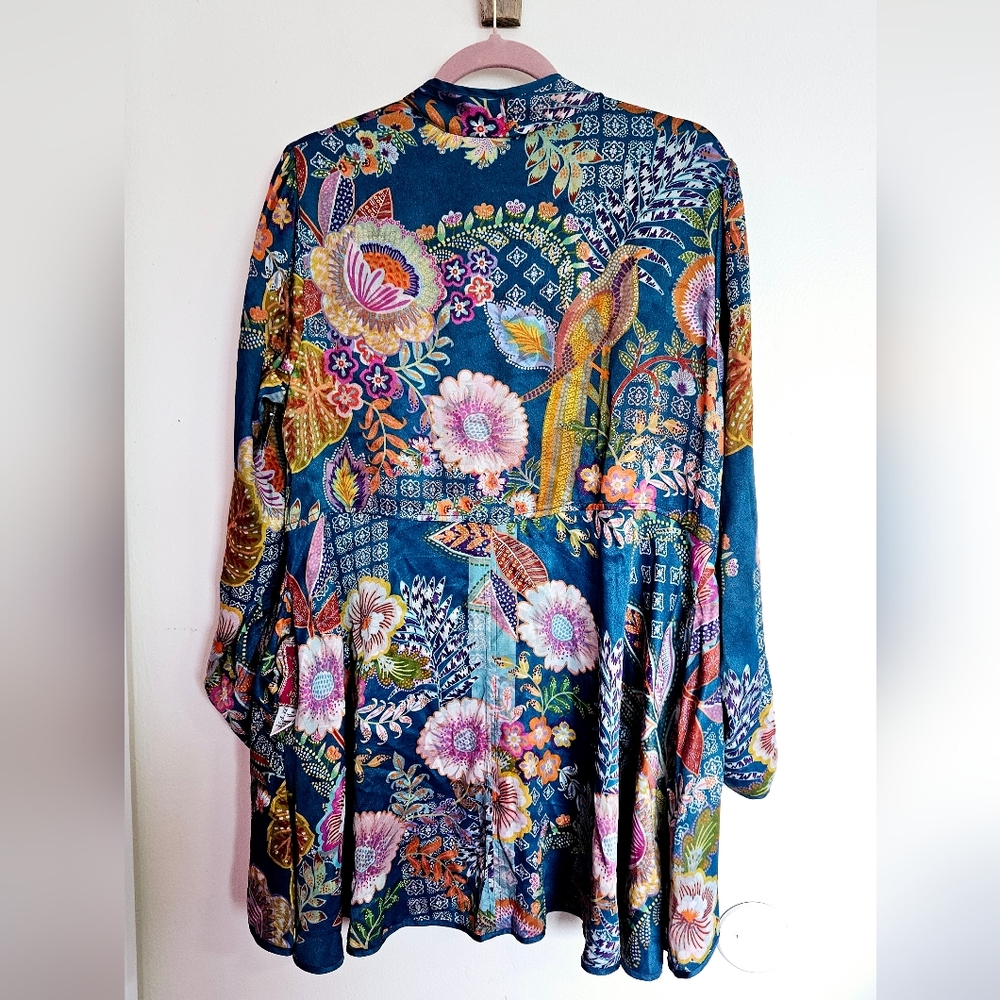 Johnny Was LAPHAM RYDER COAT Boho Duster Reversible - Picture 5 of 10